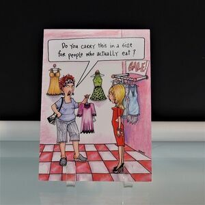 Funny Birthday Card Do You Carry This In A Size